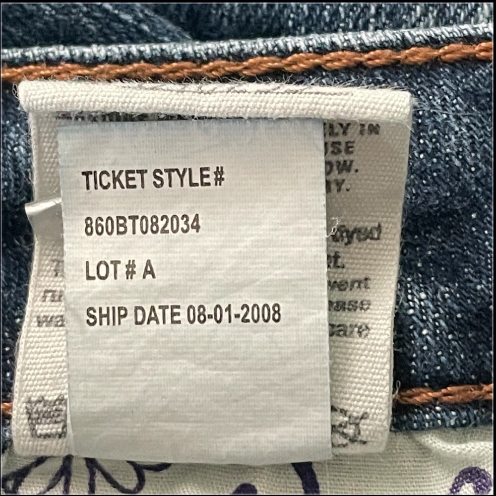 Bullhead Vintage Low Rise Women's Blue Jeans - Picture 14 of 14